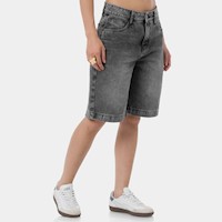 Cropped Mujer Gzuck Total Gris Plata St. Brio